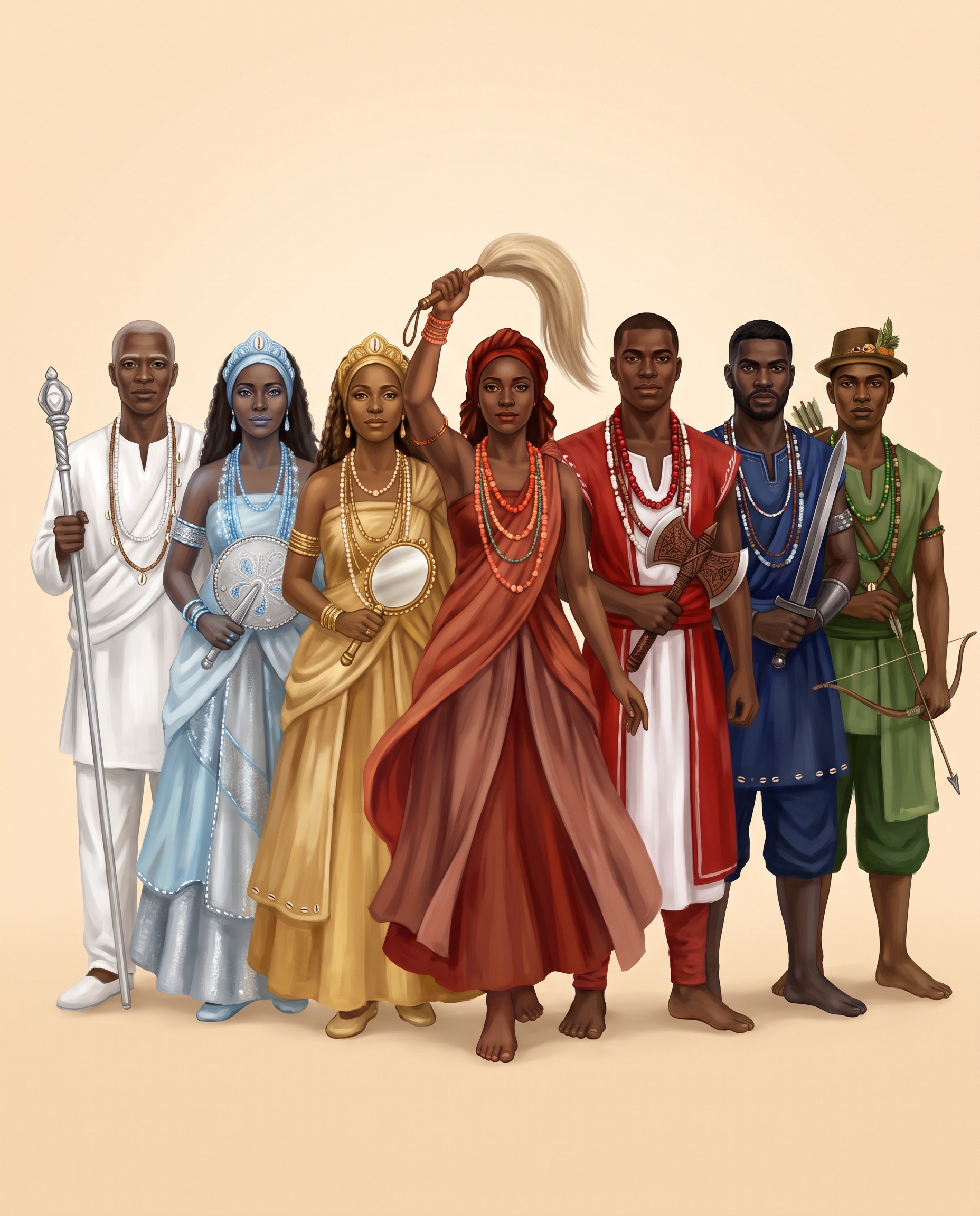 Mascotes do Portal Afroxé
