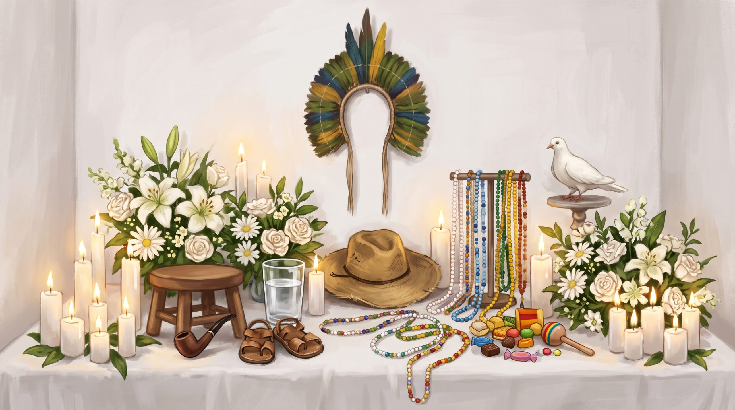Umbanda: as linhas e as entidades — Caboclos, Pretos Velhos, Crianças, Exus e Pombagiras