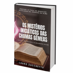 Capa do livro Mistérios Iniciáticos das Chamas Gêmeas, de Lauro Zucchetto (Estrela Mística)