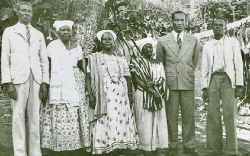 Foto histórica de membros do Terreiro do Bogum